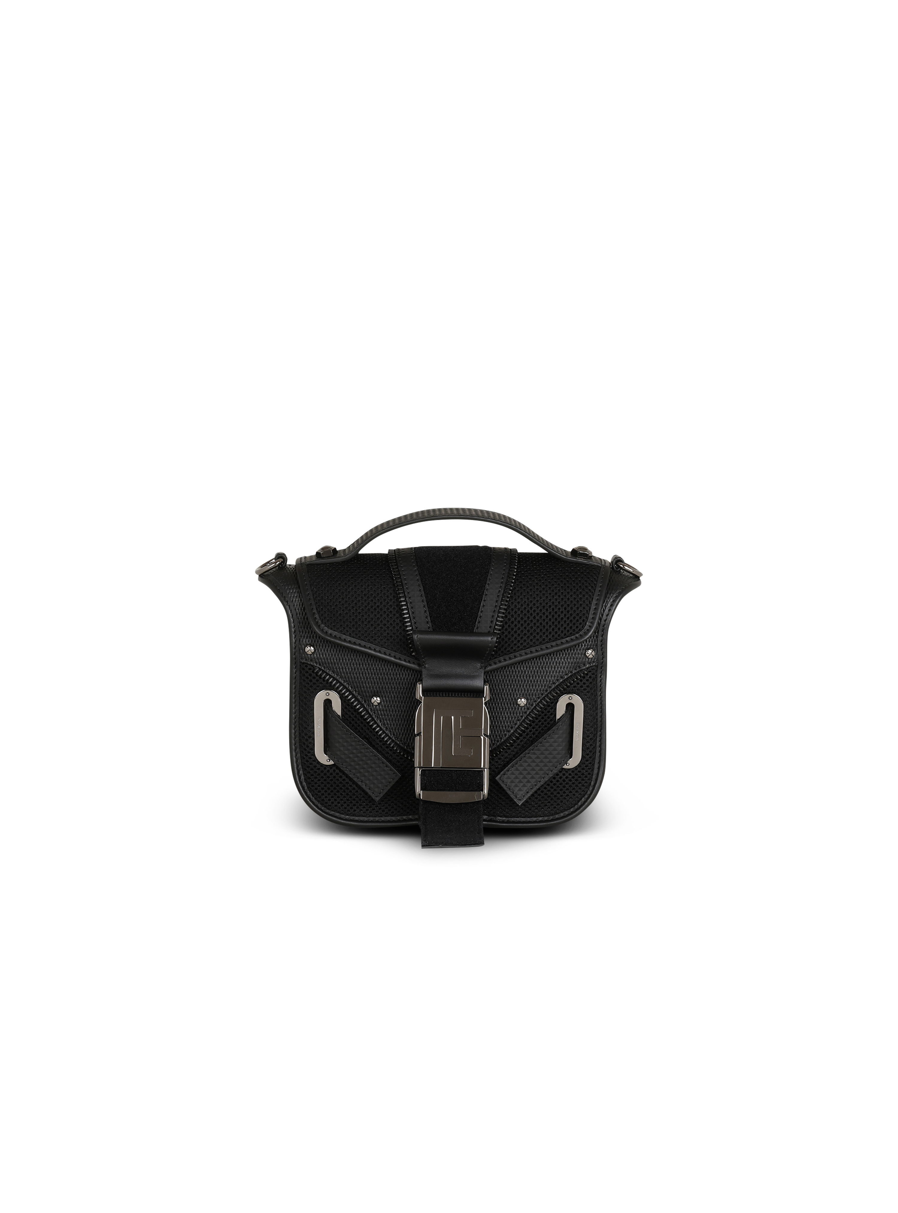Leather Blaze bag, black